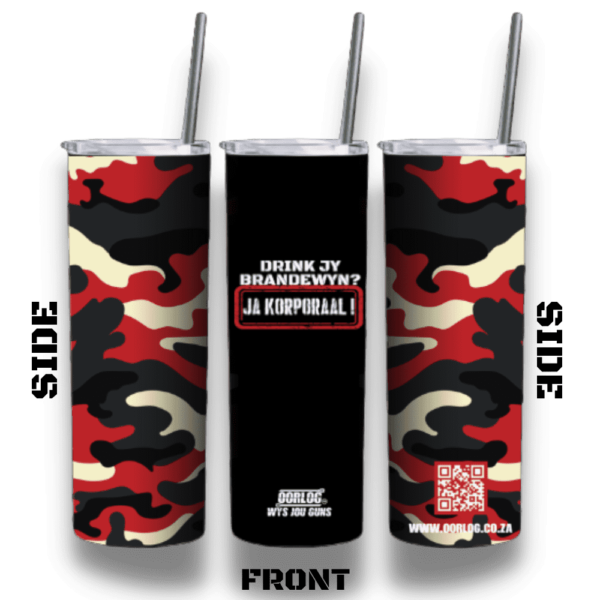 Oorlog brandewyn Tumbler